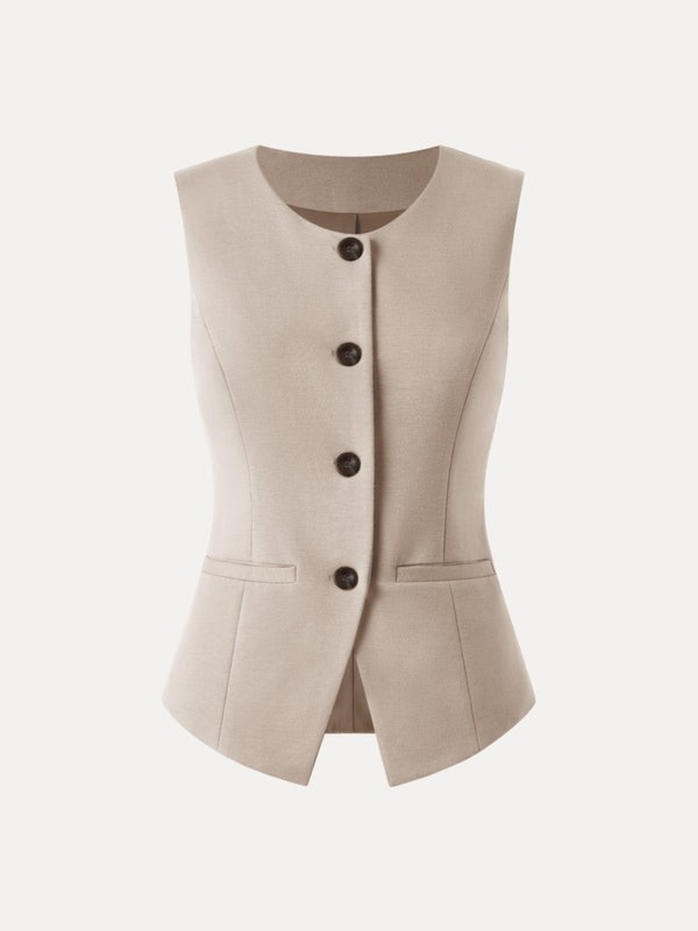 OGL Ponte-De-Roma Office Staple Waistcoat with Pockets